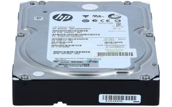 HP - 659337-B21 - HP 1TB 6G SATA 7.2K rpm LFF (3.5-inch) Non-hot plug Midline 1yr Hard Drive