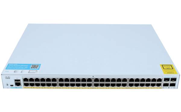 Cisco - CBS350-48P-4G-EU - 48 x 10/100/1000 (PoE+) + 4 x Gigabit SFP - L3 - Managed