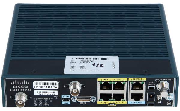 Cisco - C819G-4G-A-K9 - 819 4G LTE M2M Gateway - Router - 4-Port - USB 2.0