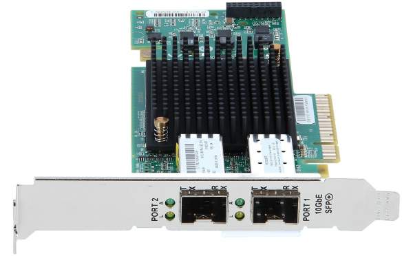 HPE - 615406-001 - NC552SFP - Interno - Cablato - PCI Express - Ethernet - 20000 Mbit/s - Verde - Acciaio inossidabile