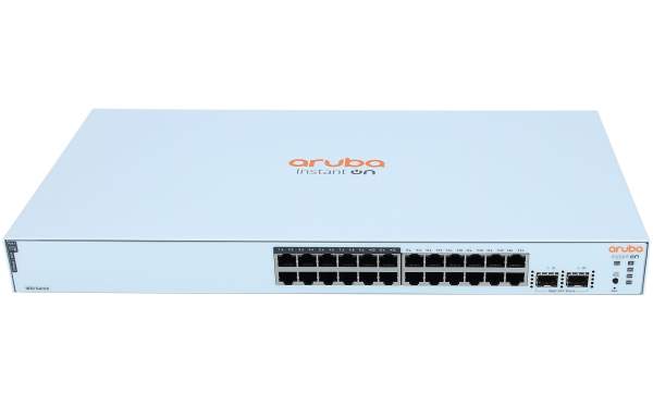 HPE - JL813A - Aruba Instant On 1830 24G 12p Class4 PoE 2SFP 195W - Gestito - L2 - Gigabit Ethernet (10/100/1000) - Supporto Power over Ethernet (PoE)