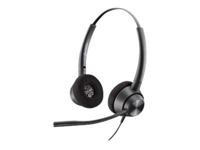 Poly - 214573-01 - EncorePro 320 - Cuffia - Padiglione auricolare - Ufficio/Call center - Nero - Stereofonico - Cablato