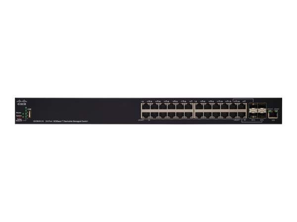 Cisco - SX350X-24-K9-EU - 24-Port 10GBase-T Stackable Managed Switch