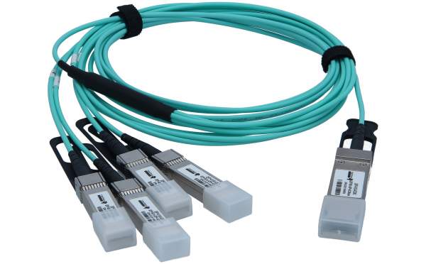 Tonitrus - QSFP-4X10G-AOC3M-C - kompatibel Direct-Attach Breakout Cable - Netzwerkkabel - QSFP (M)