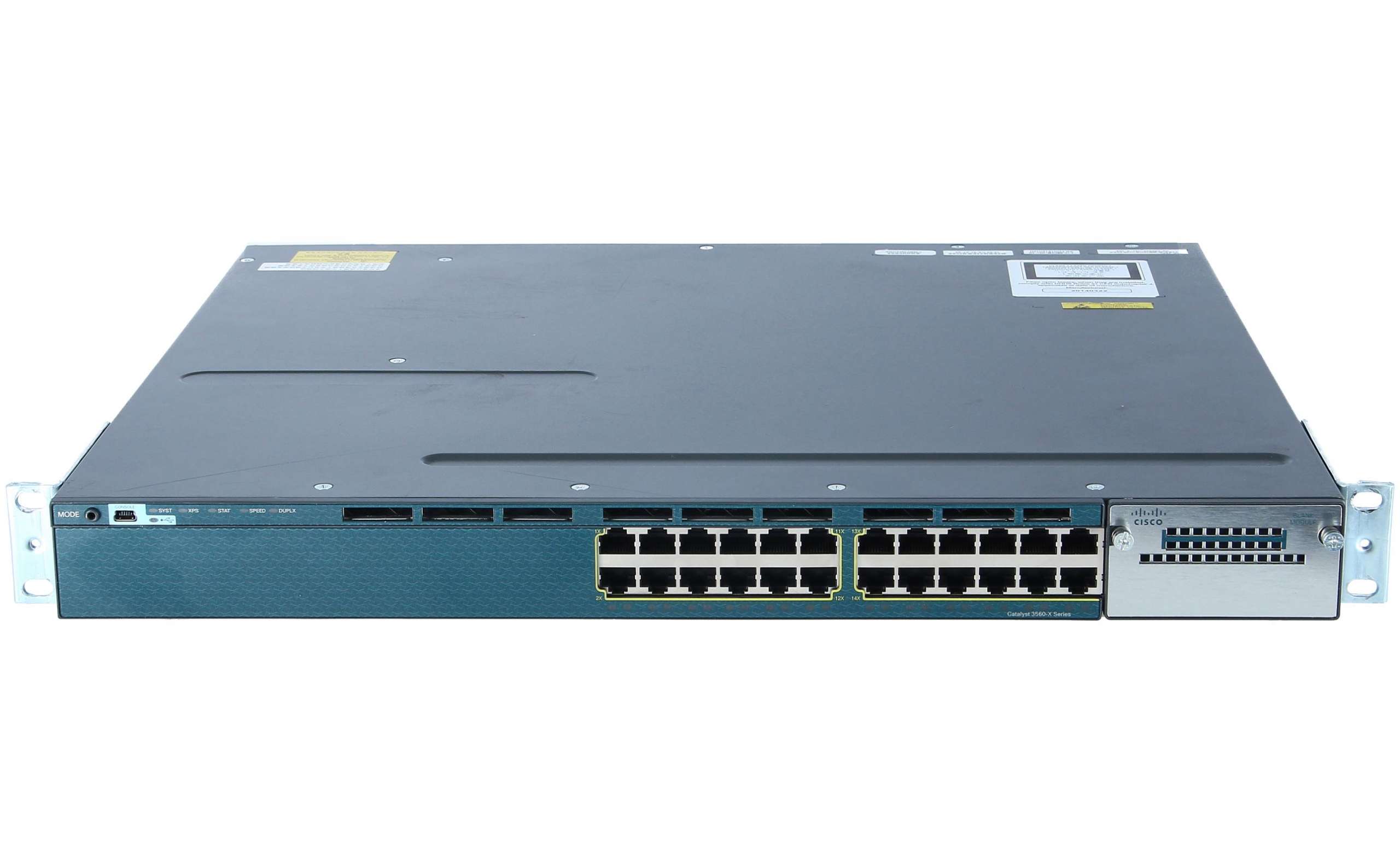 Cisco - WS-C3560X-24T-S - Catalyst 3560X 24 Port Data IP Base 