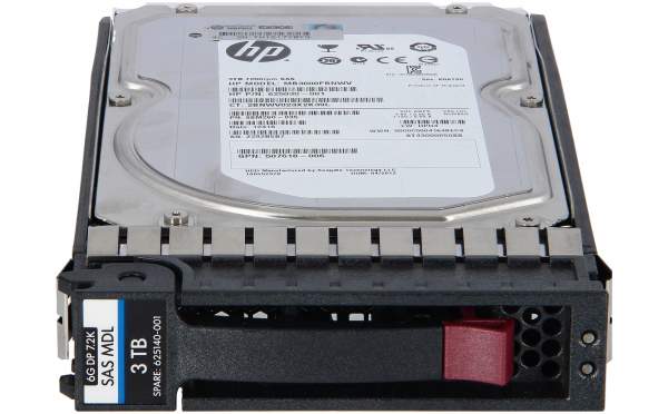 HP - 625031-B21 - HP 3 TB SAS 6Gb/s Midline (MDL) Festplatte Hot Plug mit 1 3,5 (7.200 U/Min.)