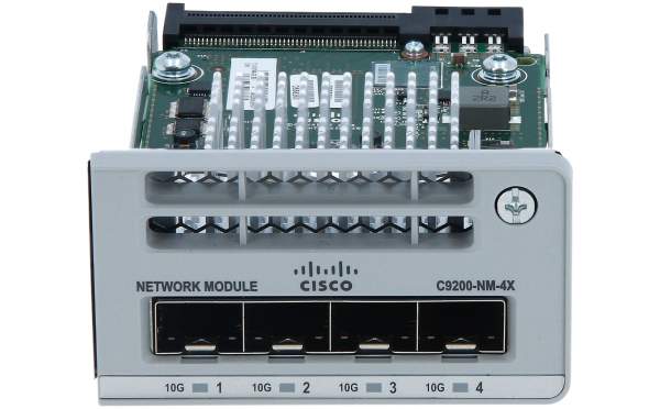 Cisco - C9200-NM-4X= - C9200-NM-4X= - 10 Gigabit Ethernet - Gigabit Ethernet - 1000,10000 Mbit/s