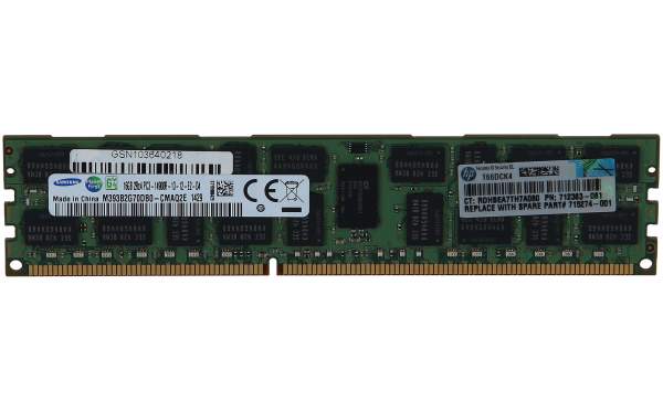 HPE - 715274-001 - DDR3 DIMM, R-DIMM - 16 GB DDR3 240-Pin 1.866 MHz - ECC