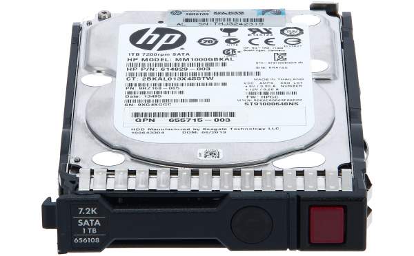 HP - 655710-B21 - HP 1TB 6G SATA 7.2k 2.5in SC MDL HDD
