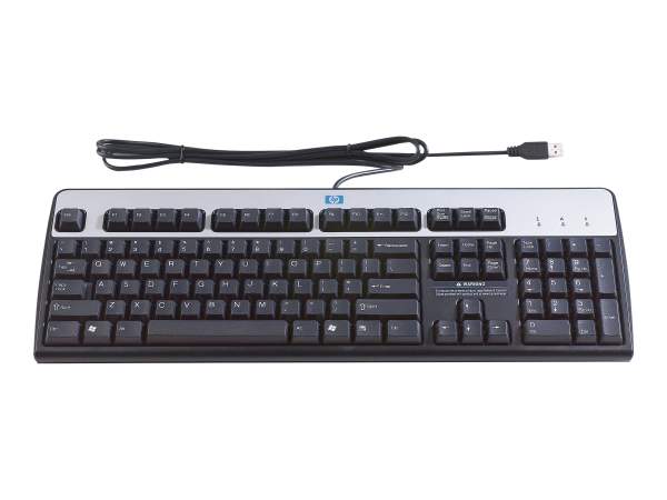 HPE - DT528A#UUZ - Keyboard Swiss 105K USB Black**New Retail** - Tastatur - USB