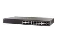 Cisco - SG500-28-K9-G5 - Small Business SG500-28 - Switch - 1.000 Mbps - 28-Port - Rack-Modul