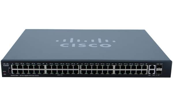 Cisco - SG250-50HP-K9-EU - Cisco 250 Series SG250-50HP - Switch - L3 - Smart - 48 x 10/100/1000