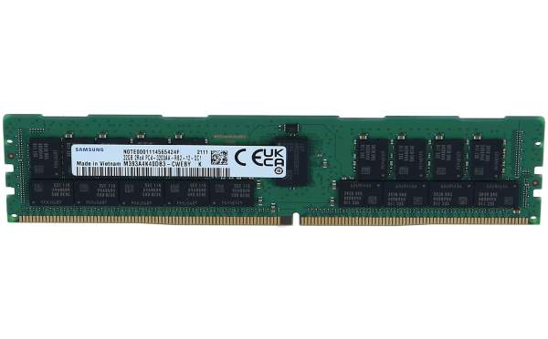 Samsung - M393A4K40DB3-CWE - DDR4 - module - 32 GB - DIMM 288-pin - 3200 MHz / PC4-25600 - 1.2 V - registered - ECC