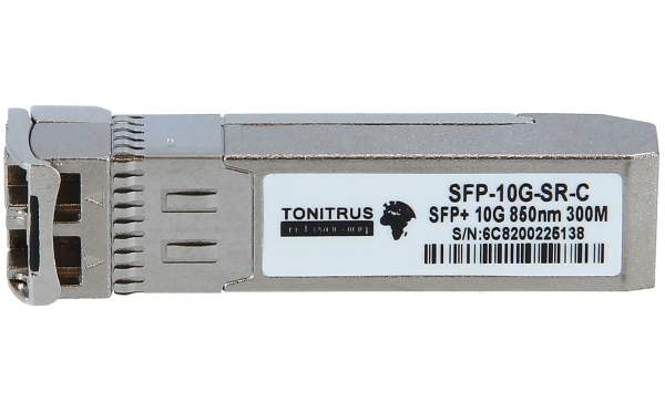Tonitrus - SFP-10G-SR-C - SFP+ transceiver module - 10 GigE - 10GBase-SR - LC/PC multi-mode - up to 300 m - 850 nm - Cisco compatible