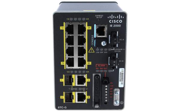 Cisco - IE-2000-8TC-G-E - IE 8 10/100,2 T/SFP, Base with 1588