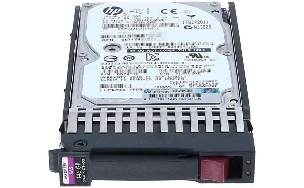 HPE - 512544-002 - 146GB SAS 15.000Rpm 2.5 inch**Refurbished** - Festplatte - Serial Attached SC