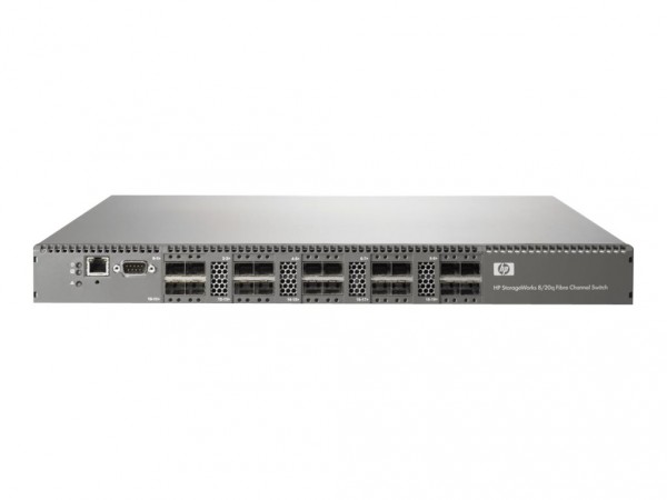 HPE - AQ233B - 8/20q Fibre Channel Switch - Switch - Glasfaser (LWL) 8.000 Mbps - 8-Port 1 HE -