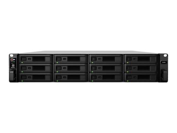 Synology - SA3400 - NAS server - 12 bays - rack-mountable - RAID 0 1 5 6 10 - JBOD - RAID F1 - RAM 16 GB - Gigabit Ethernet / 10 Gigabit Ethernet - iSCSI support - 2U