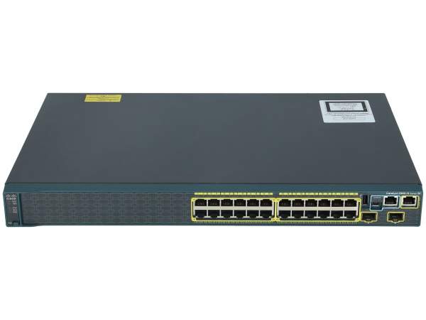 Cisco - WS-C2960S-F24PS-L - WS-C2960S-F24PS-L - Gestito - L2 - Fast Ethernet (10/100) - Full duplex - Supporto Power over Ethernet (PoE) - Montaggio rack