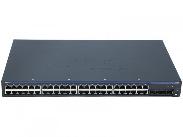 JUNIPER - EX2200-48T-4G - EX 2200, 48-port 10/100/1000BaseT with 4 SFP uplink ports (optics not