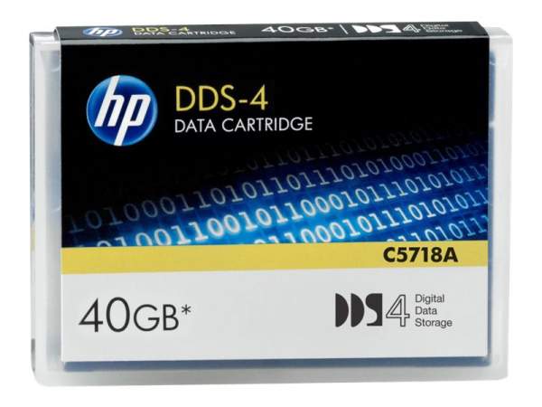 HP - C5718A - HP Data Cart/40GB 150m DDS-4 4mm