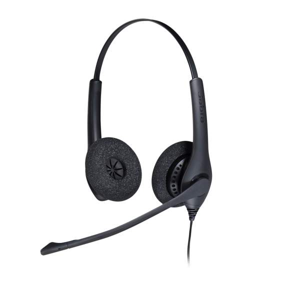 Jabra - 1519-0154 - BIZ 1500 Duo - Headset - on-ear - wired - Quick Disconnect