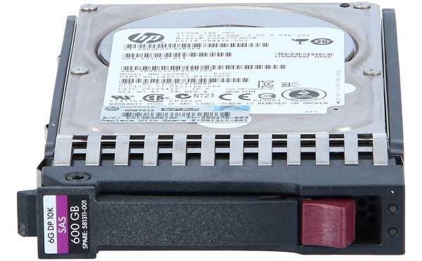 HPE - EG0600FBDBU - HP 600GB 10K 6G SAS SFF - Festplatte - Serial Attached SCSI (SAS)