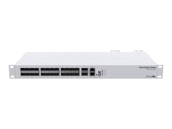 MikroTik - CRS326-24S+2Q+RM - Cloud Router Switch CRS326-24S+2Q+RM - Switch - L3 - Managed - 24 x 10 Gigabit SFP+ + 2 x 40 Gigabit QSFP+ - rack-mountable - AC 100 - 240 V