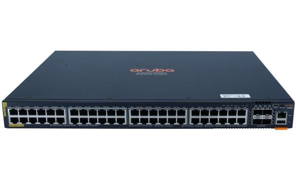 HPE - JL727A - 6200F 48G Class4 PoE 4SFP+ 370W - Gestito - L3 - Gigabit Ethernet (10/100/1000) - Supporto Power over Ethernet (PoE) - Montaggio rack -