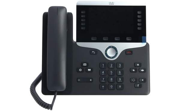 Cisco - CP-8841-K9= - 8841 - IP Phone - Nero - Argento - Cornetta cablata - Scrivania/Parete - Digitale - 12,7 cm (5")