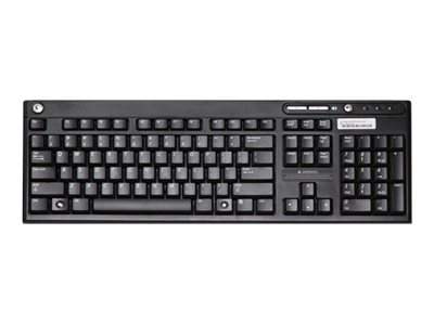 HP - 697737-181 - 697737-181 USB AZERTY Schwarz Tastatur