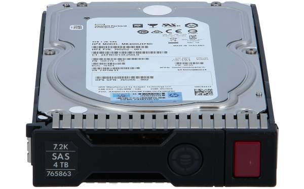 HPE - 765863-001 - SPS-DRV 4TB 12G 7.2K 3.5 SAS 5 - Festplatte - Serial Attached SCSI (SAS)
