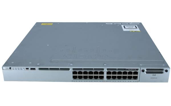 Cisco - WS-C3850-24P-S - Catalyst WS-C3850-24P-S - Gestito - L3 - Gigabit Ethernet (10/100/1000) - Supporto Power over Ethernet (PoE)