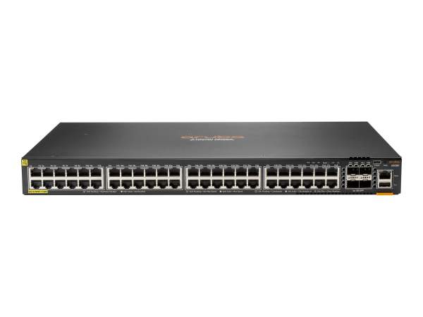 HPE - S0M85A#ABB - Aruba Networking CX 6200F 48G Class 4 PoE 4SFP 740W Switch - L3 - Managed - 48 x 10/100/1000 (PoE+) + 4 x 100/1000 SFP - front and side to back - rack-mountable - PoE+ (740 W)