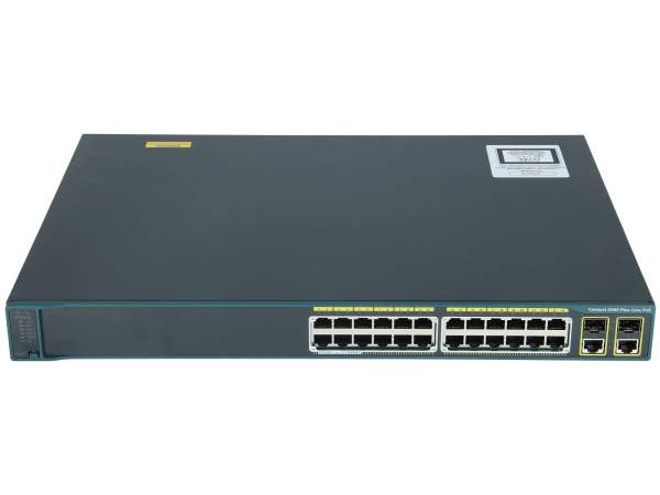 Cisco - WS-C2960+24PC-L - Catalyst WS-C2960+24PC-L - Gestito - L2 - Fast Ethernet (10/100) - Full duplex - Supporto Power over Ethernet (PoE)