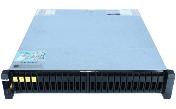 QNAP - ES2486DC-2142IT-96G - ES2486dc - NAS server - 24 bays - rack-mountable - SAS 12Gb/s - RAID 0 1 5 6 10 50 - JBOD - RAID TP - RAM 96 GB - Gigabit Ethernet / 10 Gigabit Ethernet - iSCSI support - 2U