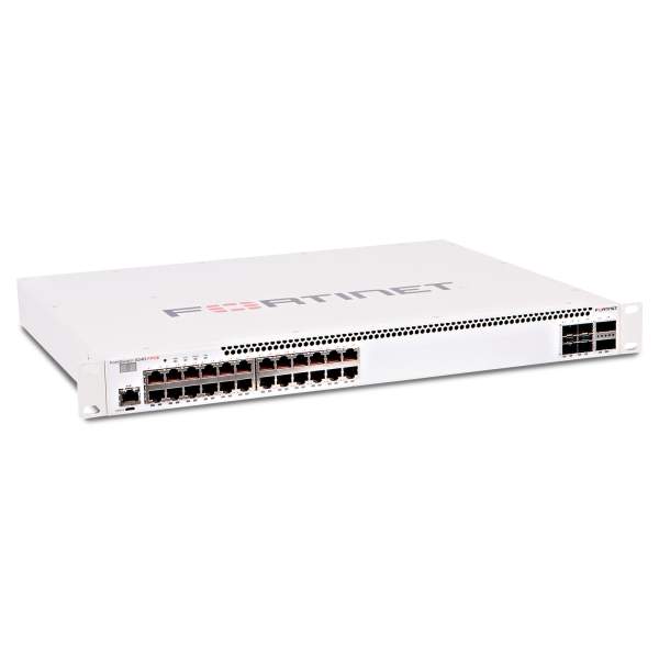 Fortinet - FS-548D - Layer 2/3 FortiGate switch controller compatible switch with 48 GE RJ45, 4x 10 GE SFP+ and 2x 40 GE QSFP+
