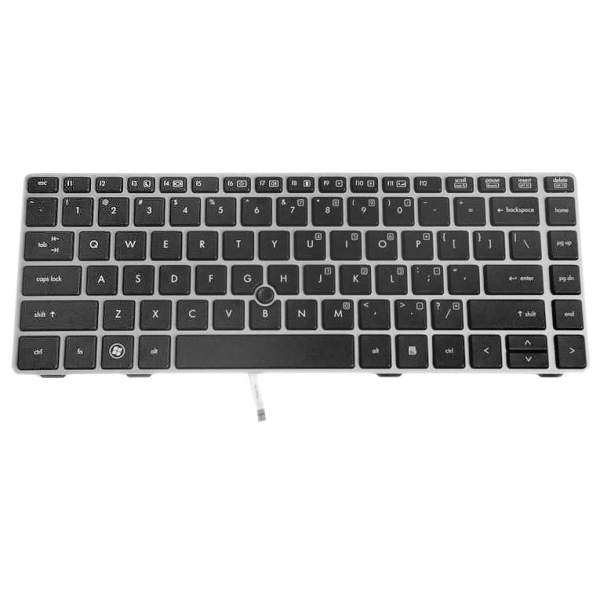 HP - 642760-041 - Business EliteBook 8460p - Tastatur - QWERTZ - Schwarz