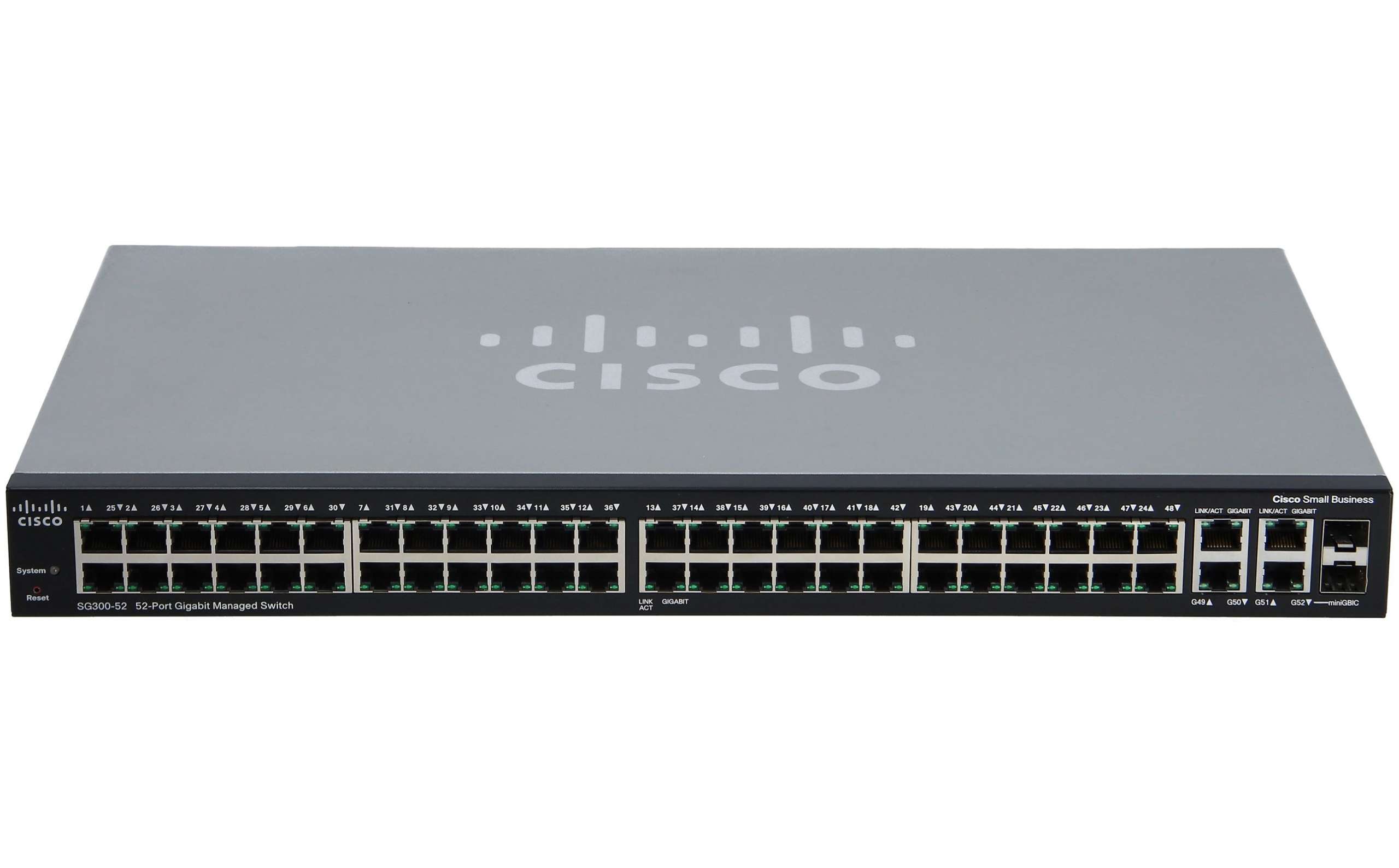Cisco CISCO SLM2048-G5 48 port 10/100/1000 Gigabit Smart Switch SLM2048 & BRACKETS, 