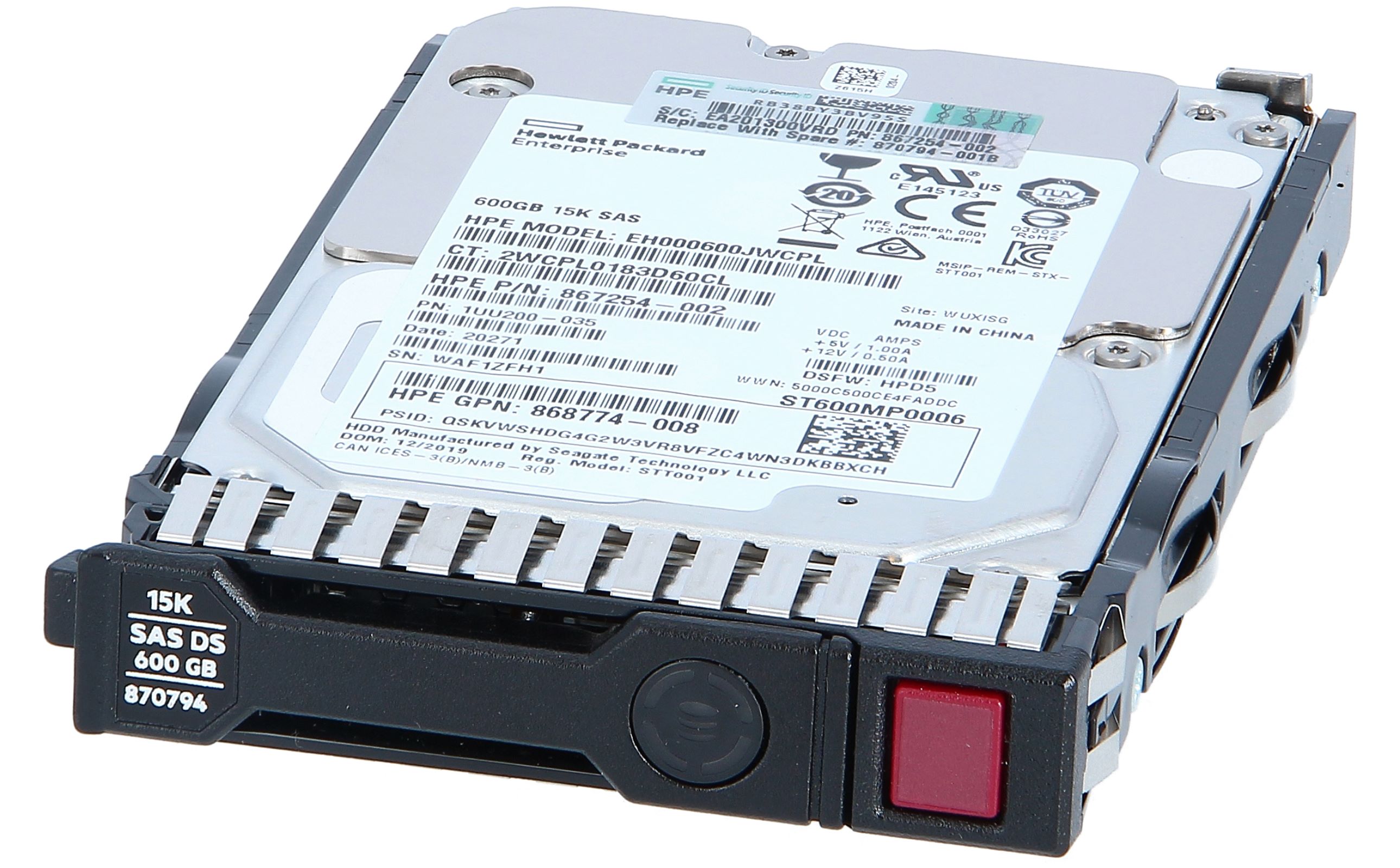日本ヒューレットパッカード 2TB 7.2krpm LP 3.5型 6G SATA ハードディスクドライブ(861681-B21)