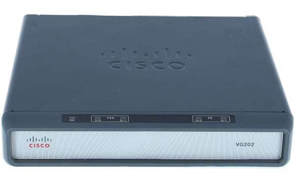 Cisco - VG202 - VG202 Analog Voice Gateway - 10/100Base-T(X) - 1,35 kg - 223,8 x 206,5 x 45,2 mm - 100-240 - 30 W - 0 - 40 °C