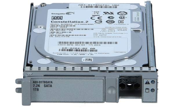 Cisco - A03-D1TBSATA - 1TB SATA - 2.5" - 1000 GB - 7200 Giri/min