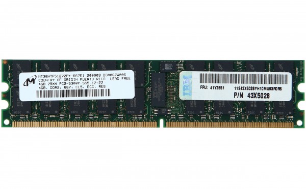 IBM - 41Y2851 - 4GB PC2-5300 CL5 ECC DDR2 RDIMM