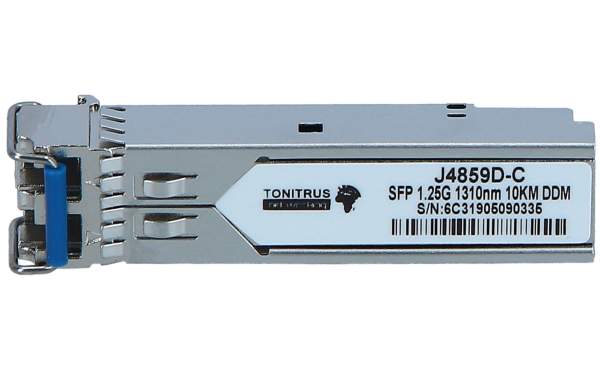 Tonitrus - J4859D-C - SFP (mini-GBIC) transceiver module - GigE - 1000Base-LX - LC single-mode - bis