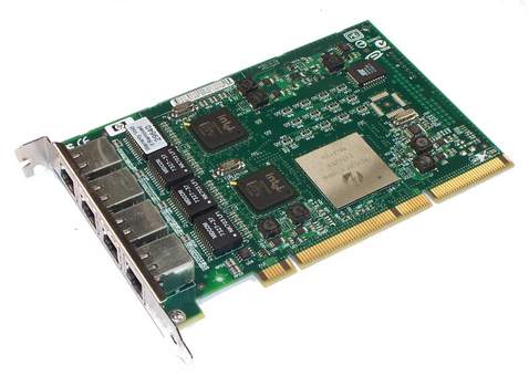 HP - 389996-001 - HP NC340T PCI-X 4-port 1000T Gigabit Server Adapter