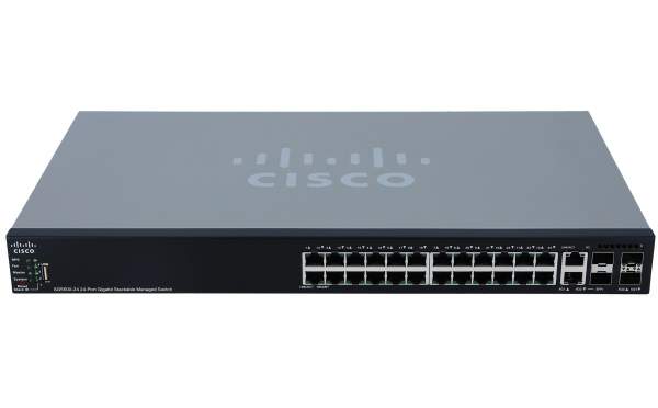 Cisco - SG550X-24-K9-EU - Small Business SG550X-24 - Switch - 10.000 Mbps - 24-Port - Rack-Modul new and refurbished buy online low prices