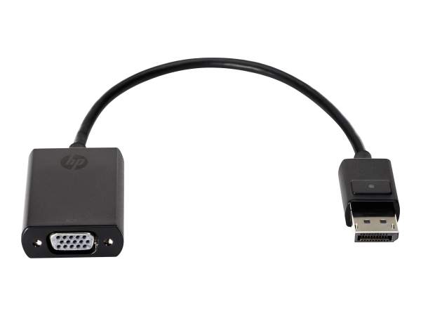 HP - AS615AT - Adattatore da DisplayPort a VGA - DisplayPort - VGA - Maschio - Maschio - Nero - Maschio/Maschio