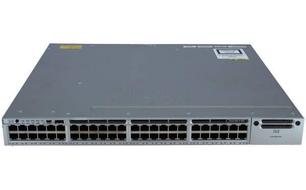 Cisco - WS-C3850-48P-E - Catalyst WS-C3850-48P-E - Gestito - L3 - Gigabit Ethernet (10/100/1000) - Supporto Power over Ethernet (PoE)