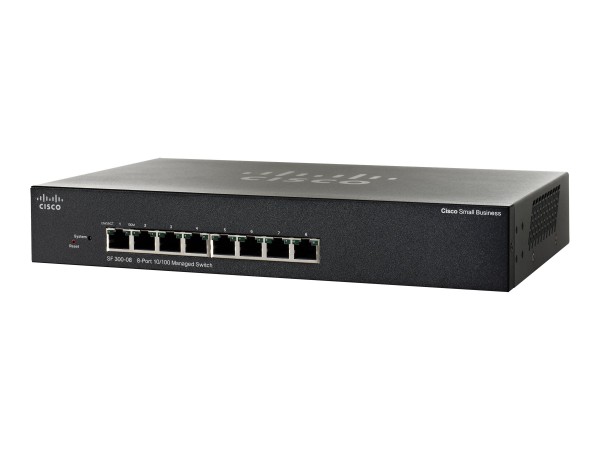 Cisco - SRW208-K9-G5 - SF 300-08 8-port 10/100 Managed Switch