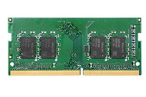 Synology - D4NESO-2666-4G - DDR4 - module - 4 GB - SO-DIMM 260-pin - 2666 MHz / PC4-21300 - 1.2 V - unbuffered - non-ECC